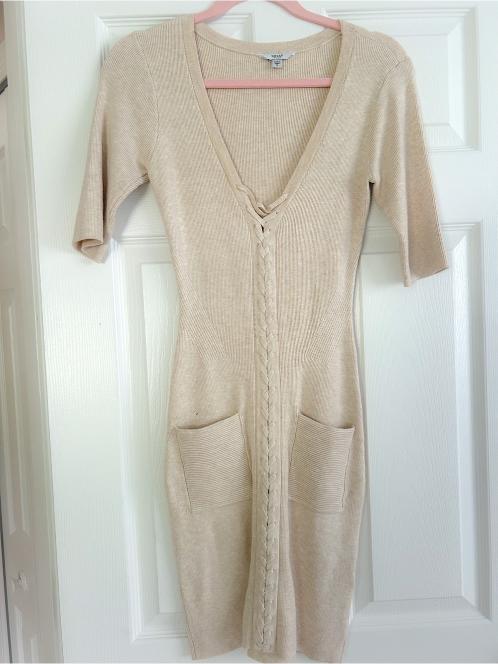 GUESS Knit Midi Dress Size Small Like New